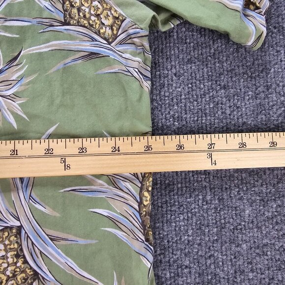 Chaps Ralph Lauren Hawaiian Shirt Mens XL Pineapple Vintage Button‎ Up Beach - Picture 5 of 8